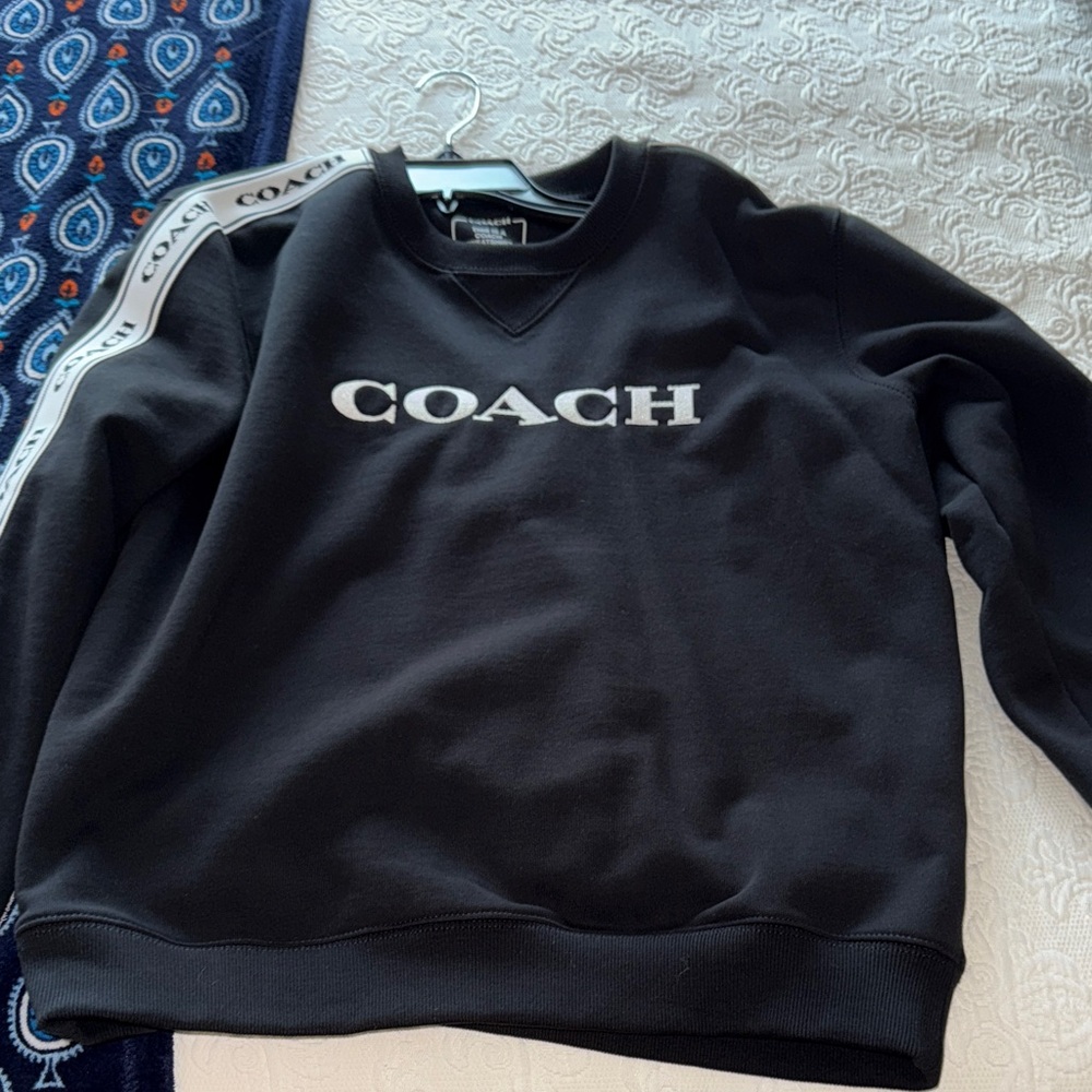 Coach Black Crewneck Women’s Sweater